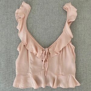 Zara Ruffle Crop Top